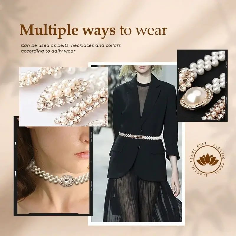 Perlen-Taillenkette für Frauen