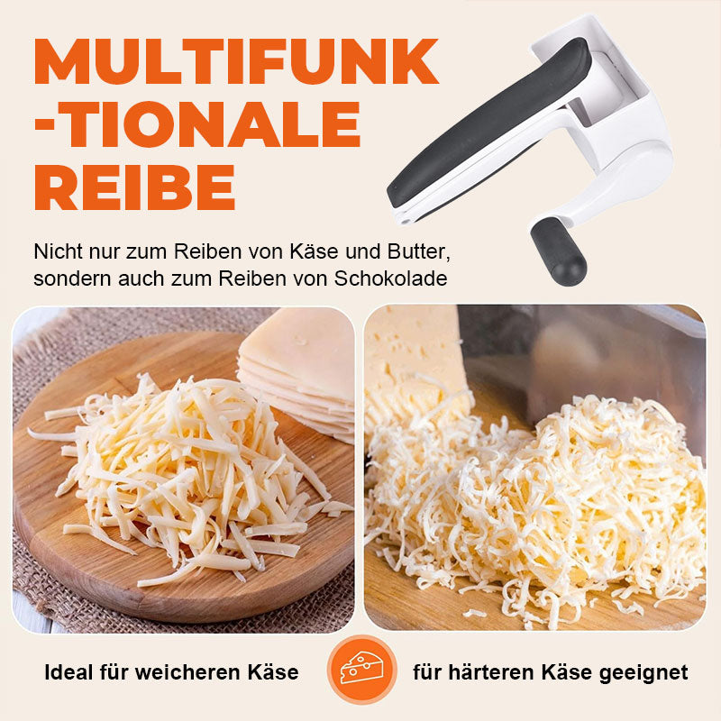 Handkurbel-Rotationsreibe für Butter und Käse