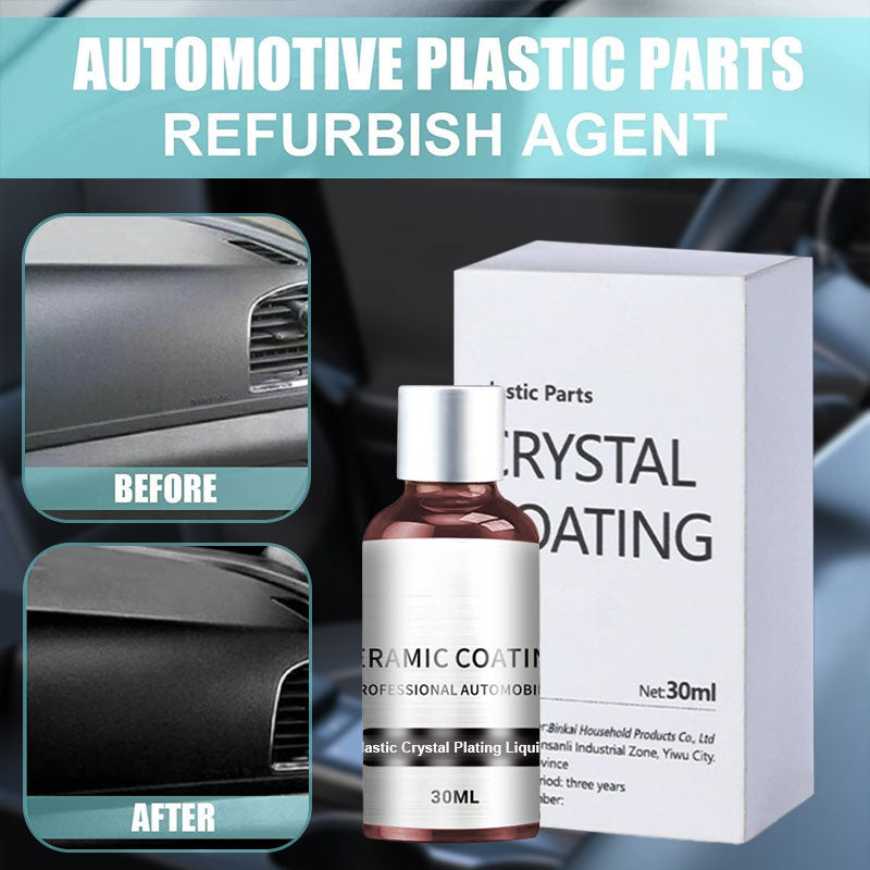 ✨ Kunststoff-Kristallplattierung flüssig- Restaurieren und schützen Sie die Kunststoffteile Ihres Autos! 🚗💎
