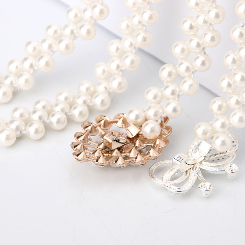 Perlen-Taillenkette für Frauen