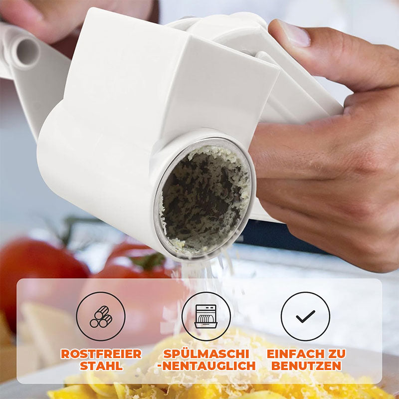 Handkurbel-Rotationsreibe für Butter und Käse