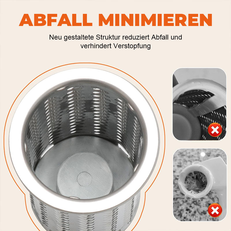 Handkurbel-Rotationsreibe für Butter und Käse