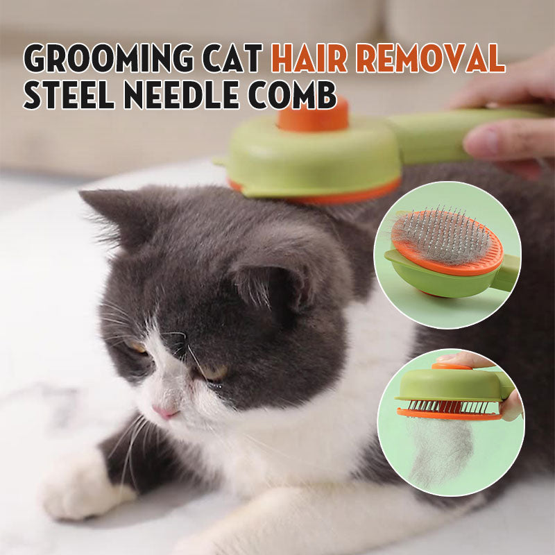 Grooming Katze Haarentfernung Stahl Nadel Kamm